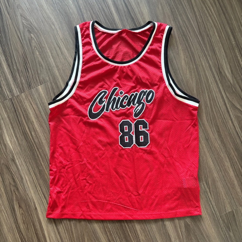 Chicago Bulls Vintage Streetwear Style Basketball Jersey